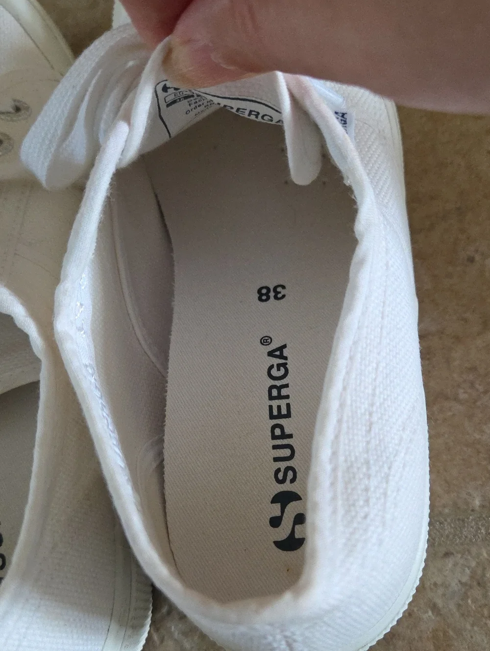 Superga Women's White Canvas Low-Top Sneakers